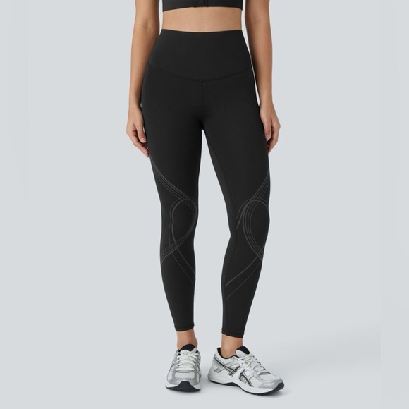 SoCinched High Waisted Butt Lifting Tummy Control Shaping Quick Dry Leggings M - Picture 3 of 6